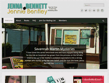 Tablet Screenshot of jennabennett.com